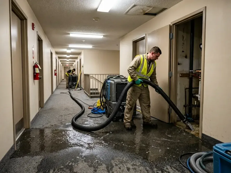 multi-unit-apartment-hallway-f-005 — frequently asked questions, Emergency Burst Pipe Water Extraction & Removal in Morro Ba…